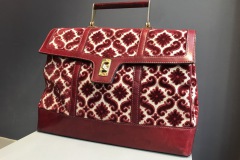 Garments Vintage - Bord-Tasche mit Ausbrennermuster